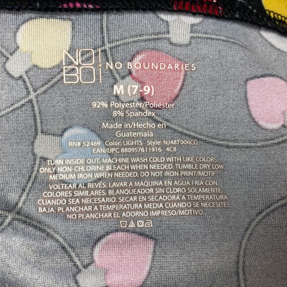 No Boundaries Christmas Lights Soft T Shirt M 7-9 Long Sleeve Holiday Sleepover - Picture 9 of 9